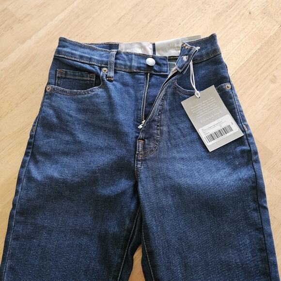 Everlane The Authentic Stretch High-Rise Skinny Jeans- Mid Blue - size 23 - NWT - Picture 6 of 8